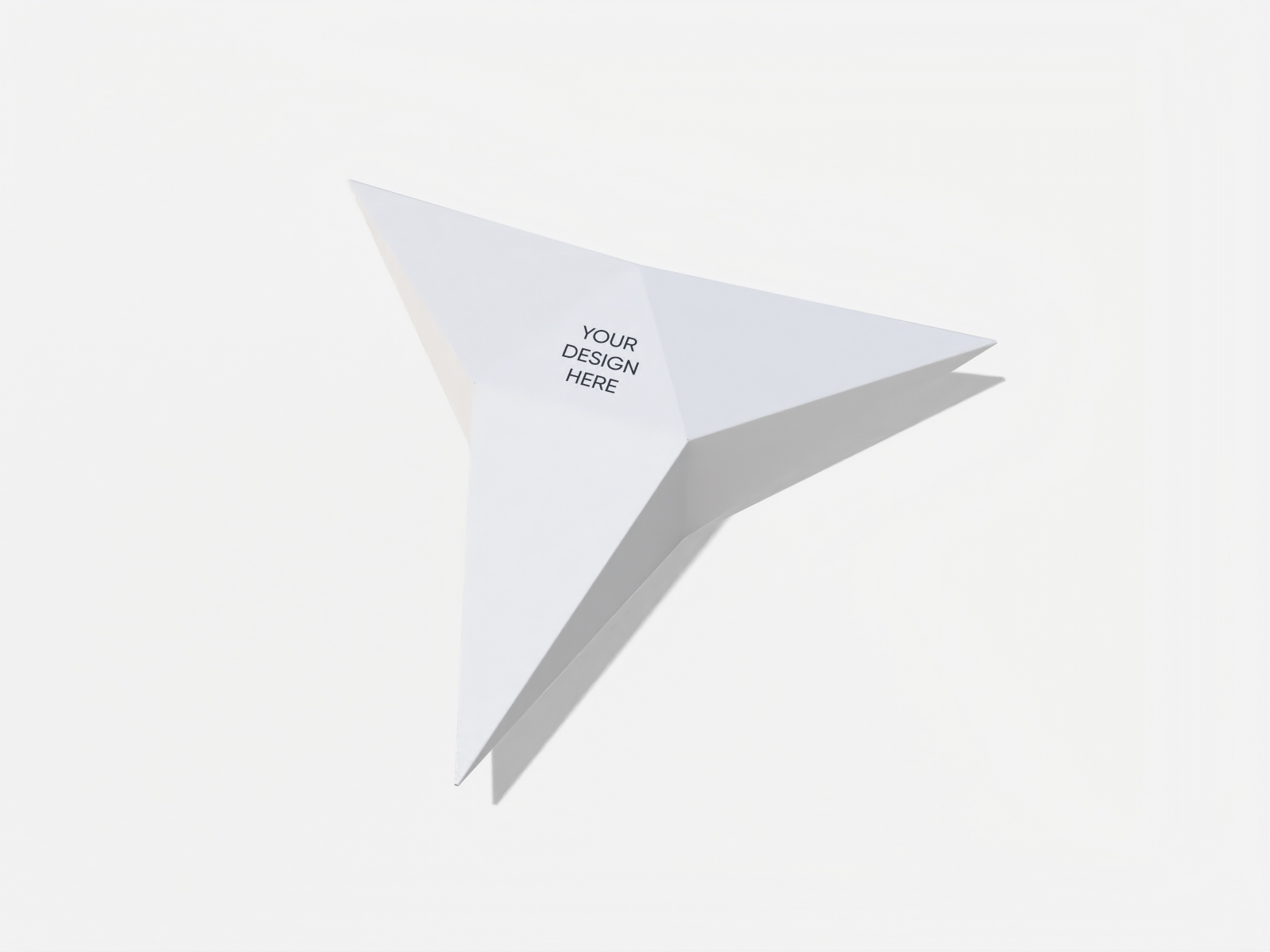 Star shaped box template — 250 gsm white paperboard(0.35mm)