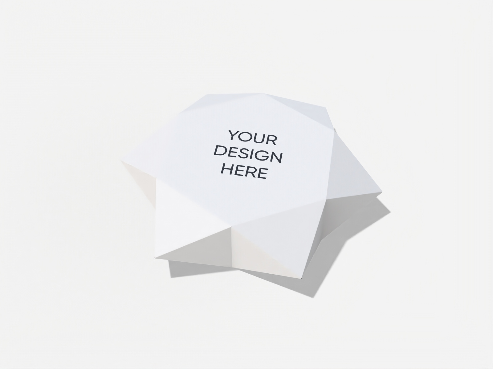 Six pointed star template — 250 gsm white paperboard(0.35mm)