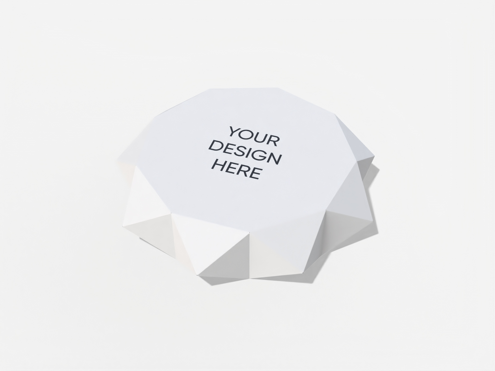 Origami star box — 250 gsm white paperboard(0.35mm)