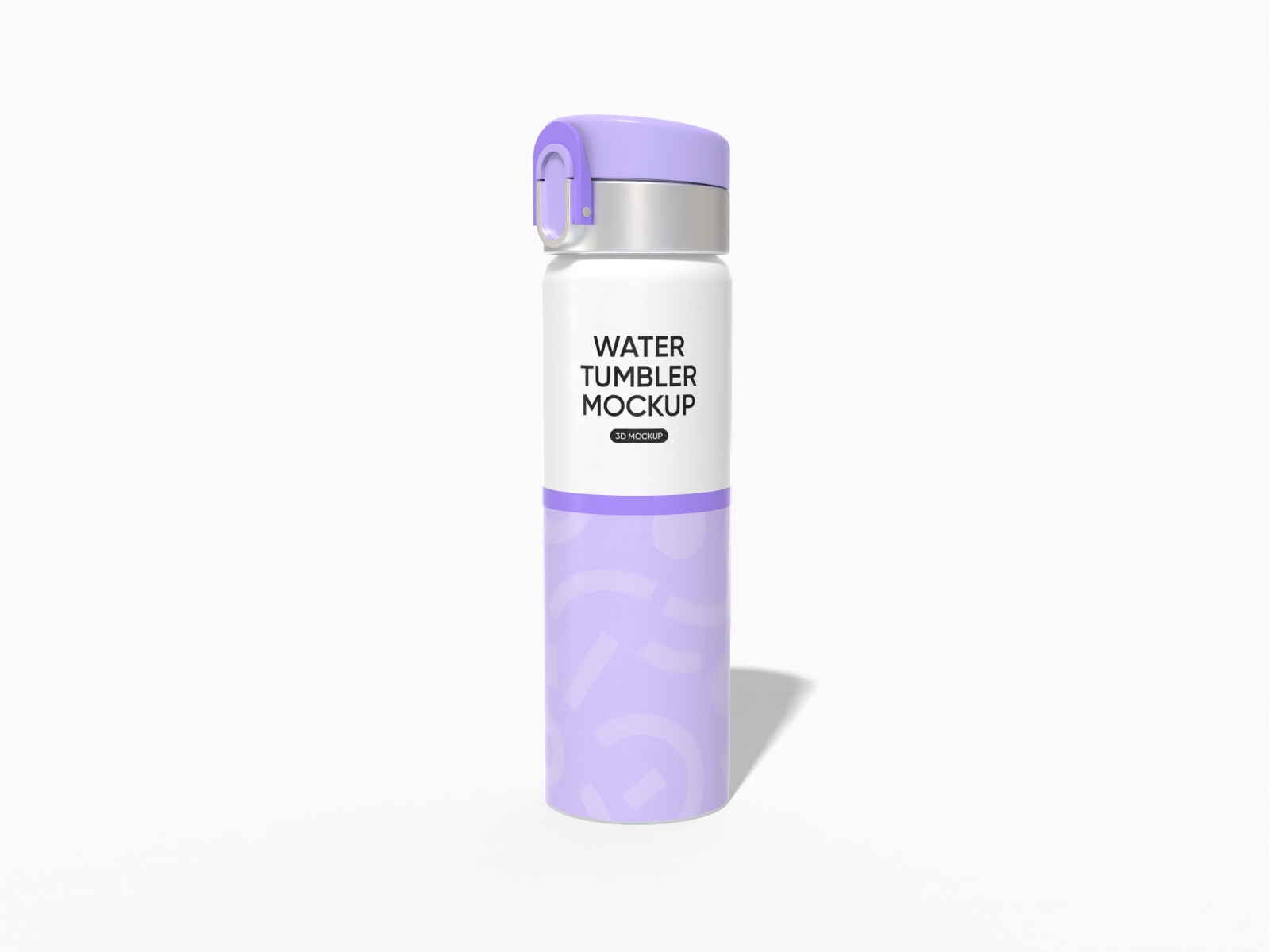 Button flip cap tumbler — Matte metal
