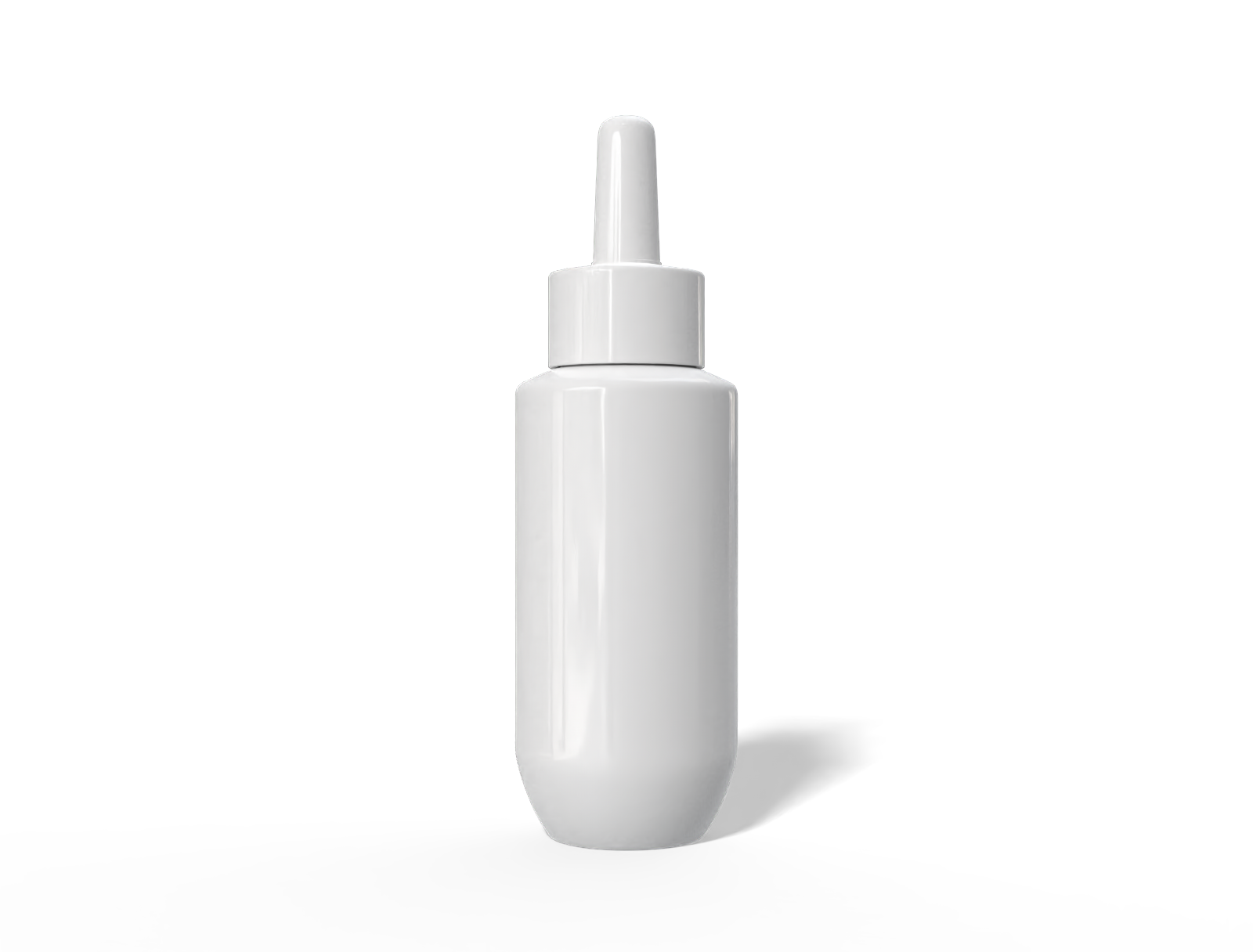 Dropper bottle — Glossy plastic