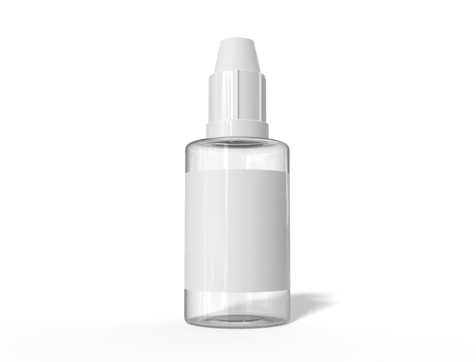 30 ml dropper bottle — Clear glossy plastic