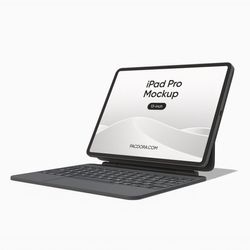 13inch iPad Pro with keyboard — Matte metal