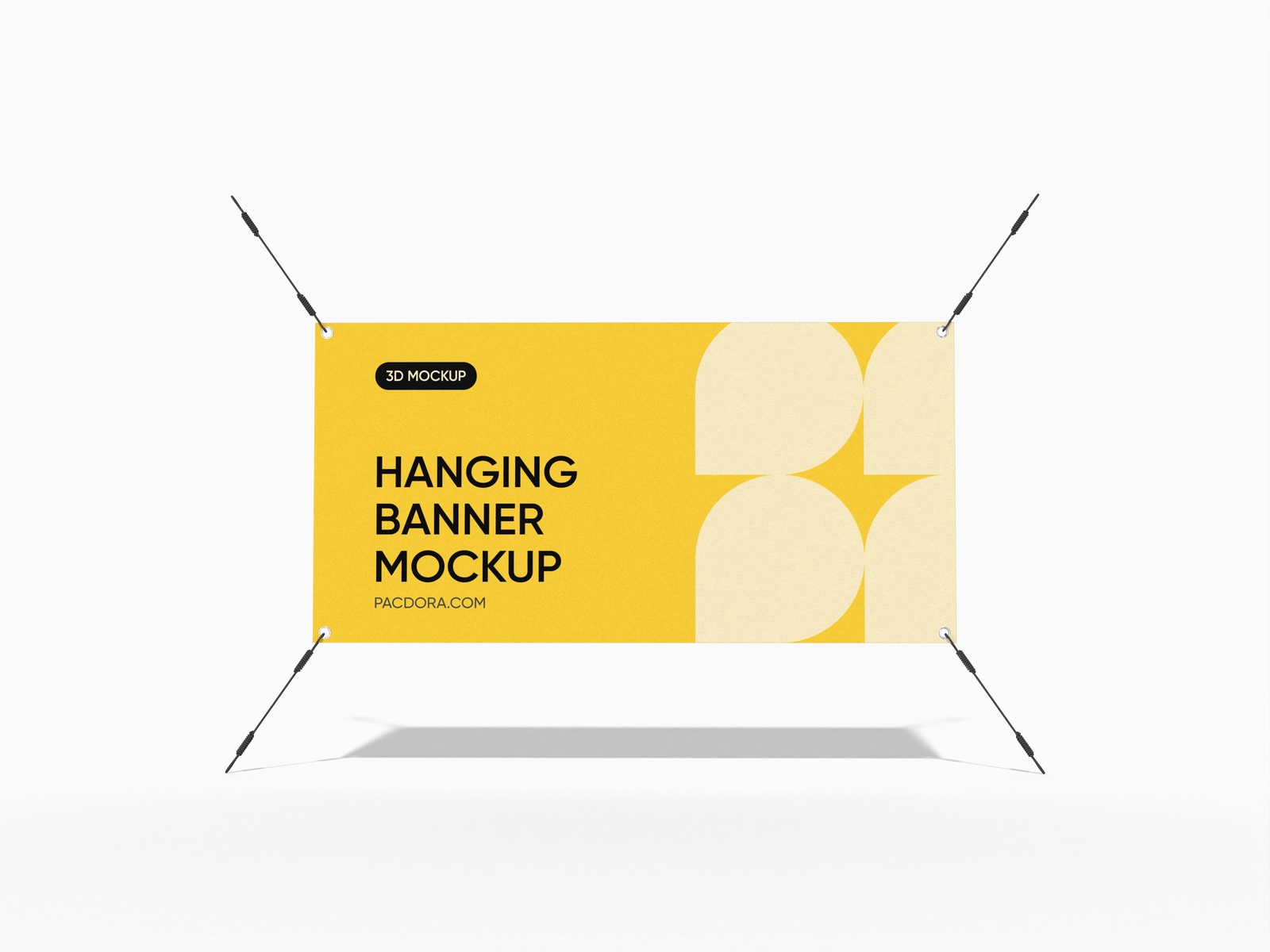 Horizontal banner — Cotton base fabric