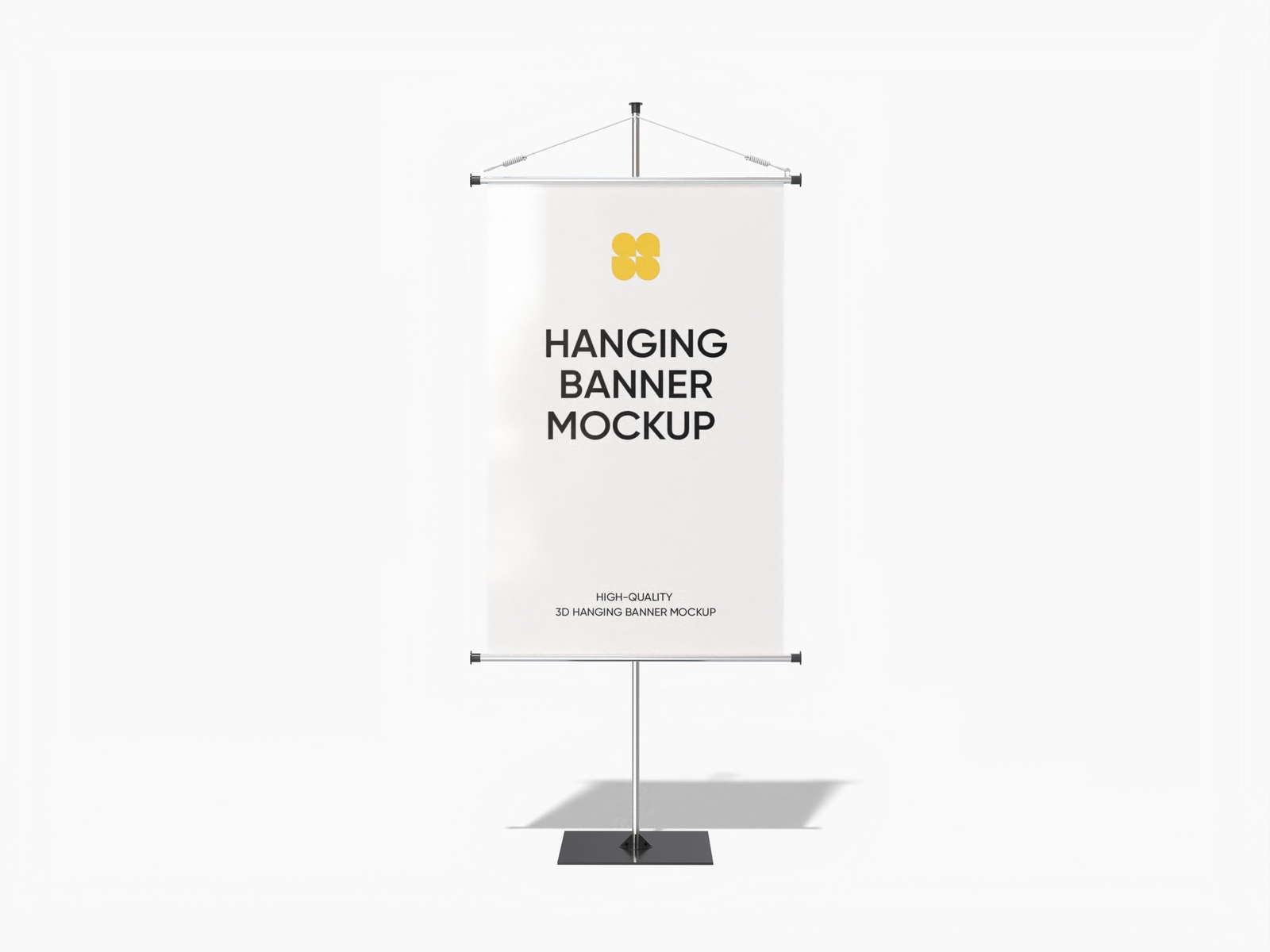 Retractable banner — Glossy plastic