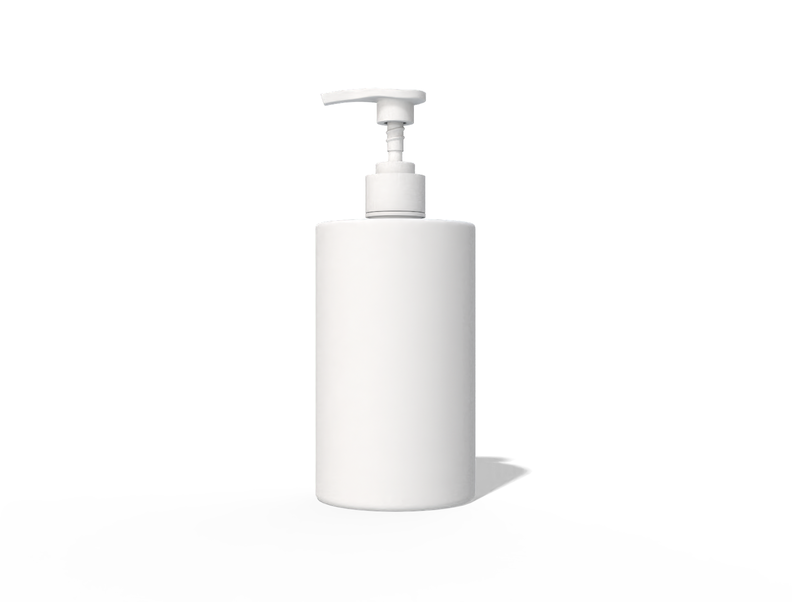 300 ml pump lotion bottle — Clear glossy plastic