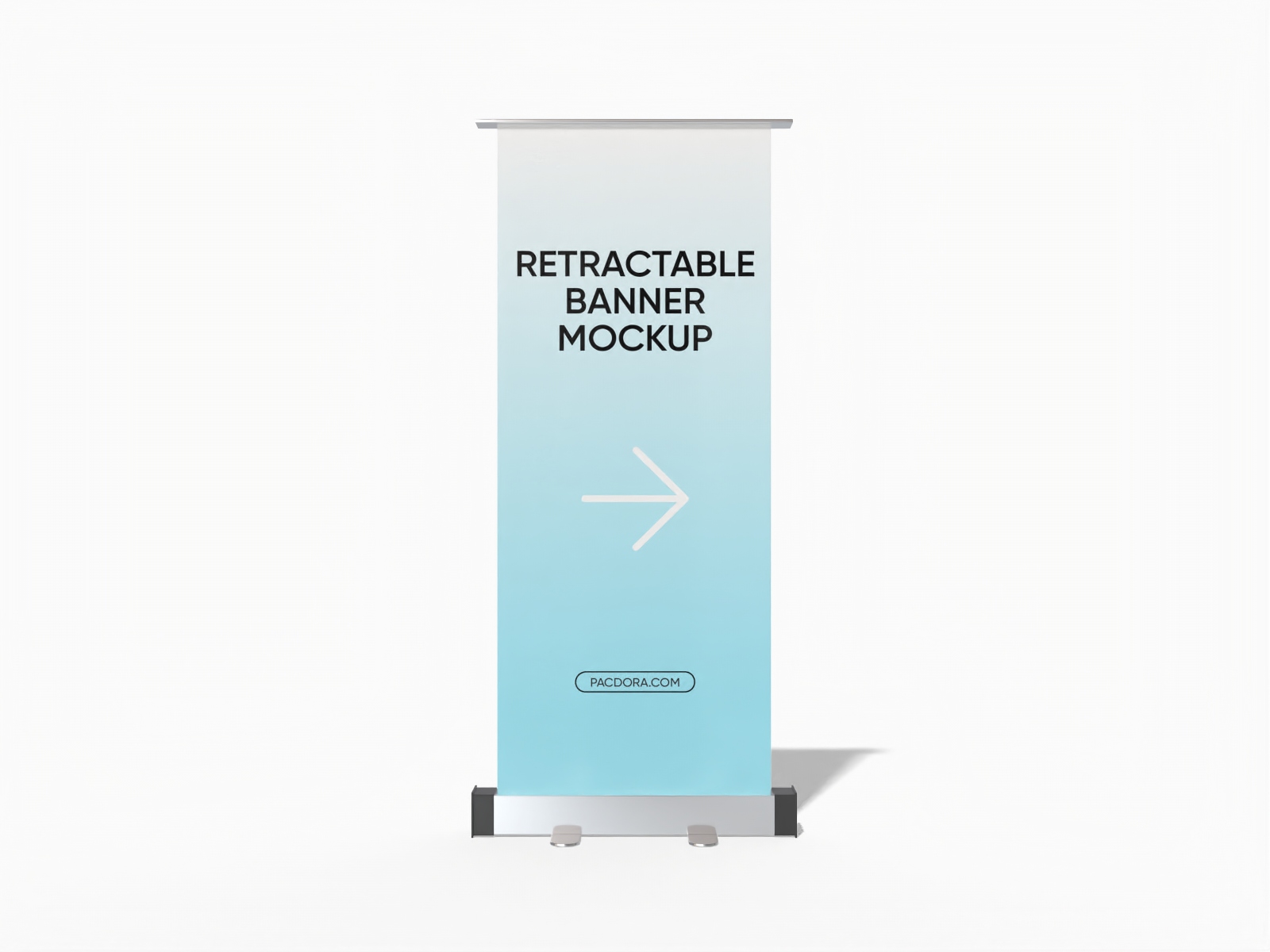 Retractable banner — Glossy plastic