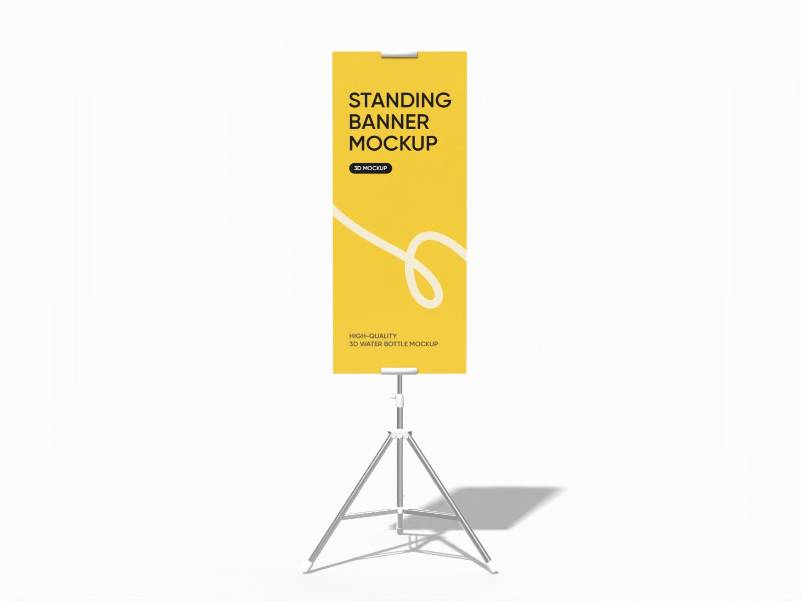 Banner stand — Glossy plastic