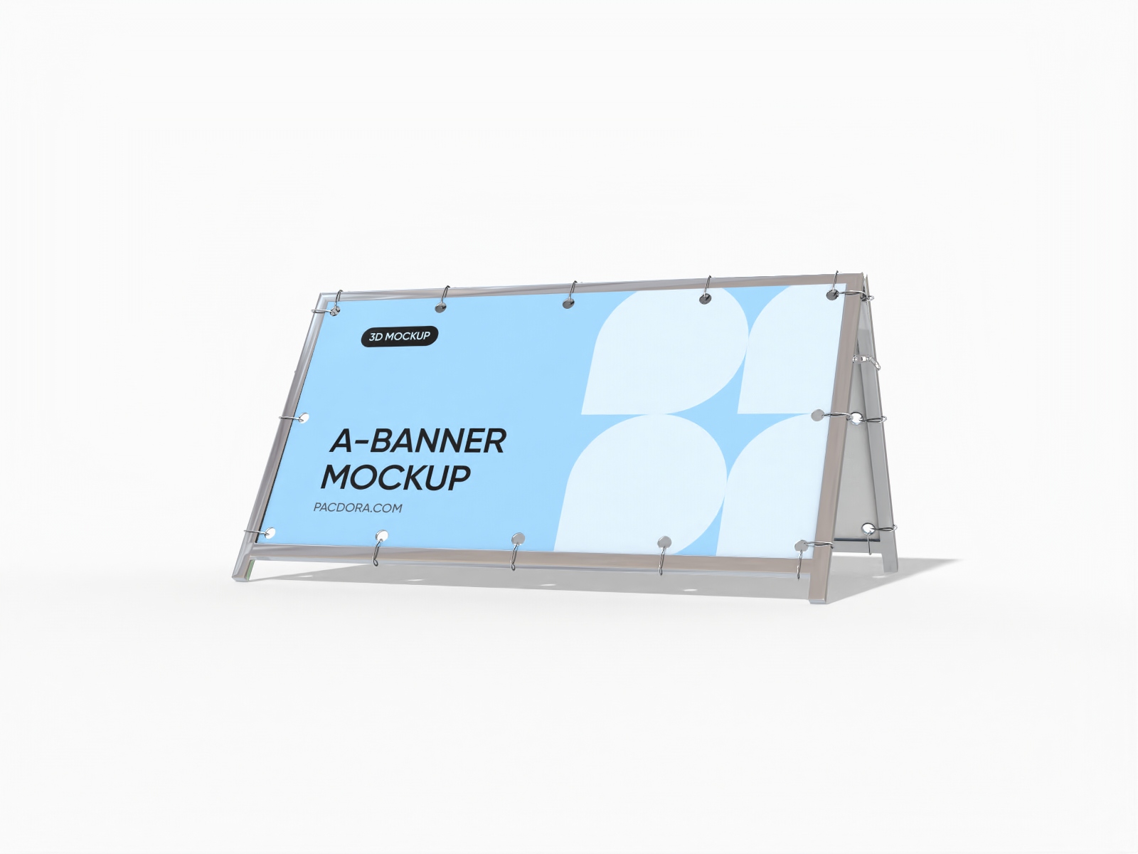 A banner ad — Glossy plastic