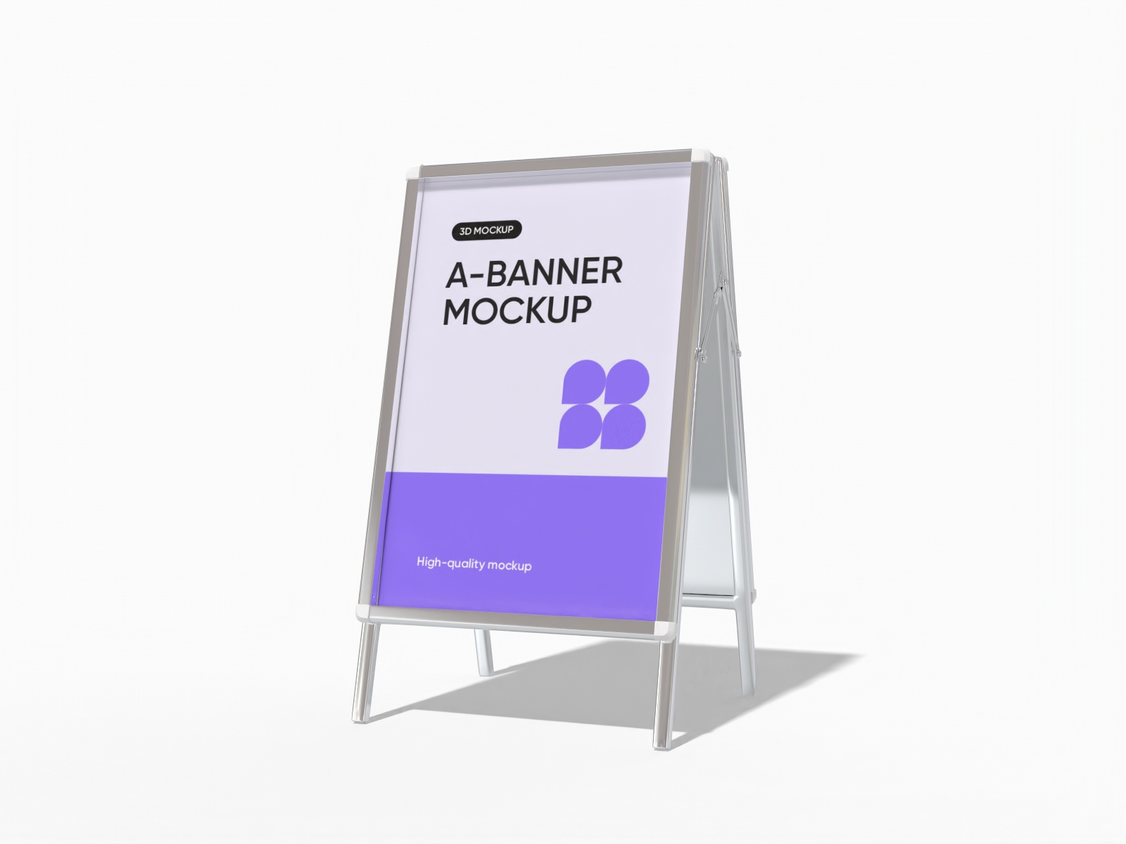 A banner ad — Glossy plastic