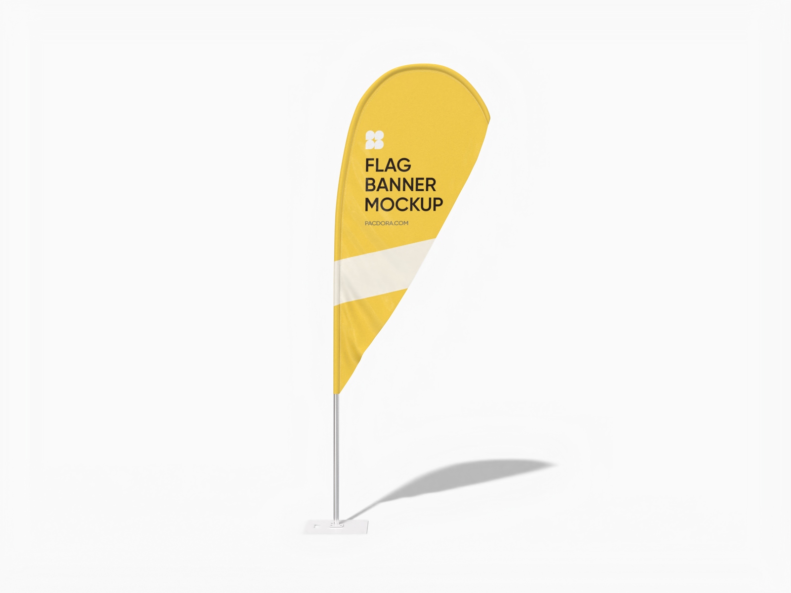 Flag banner ad — Glossy plastic