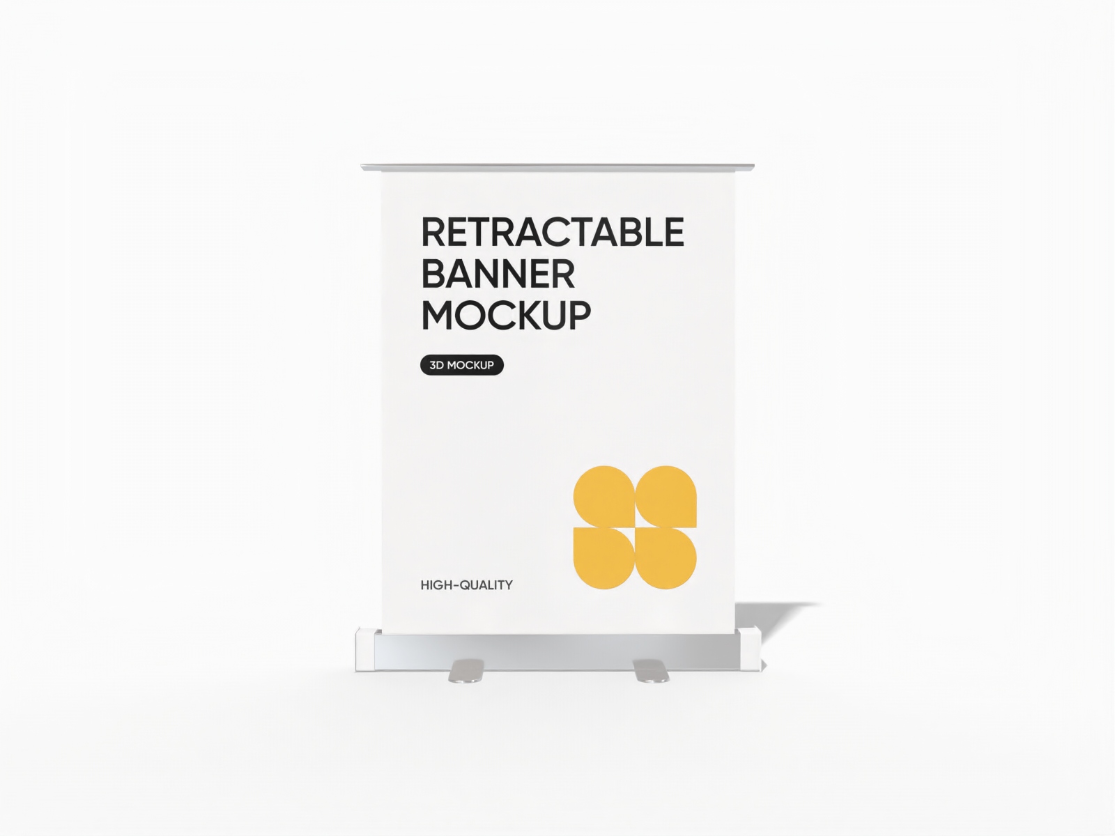 Retractable banner — Glossy plastic