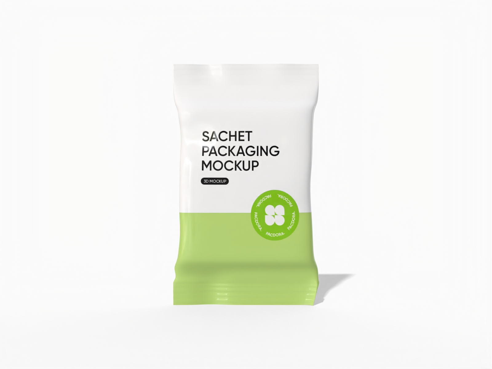 Sachet packaging — Glossy plastic