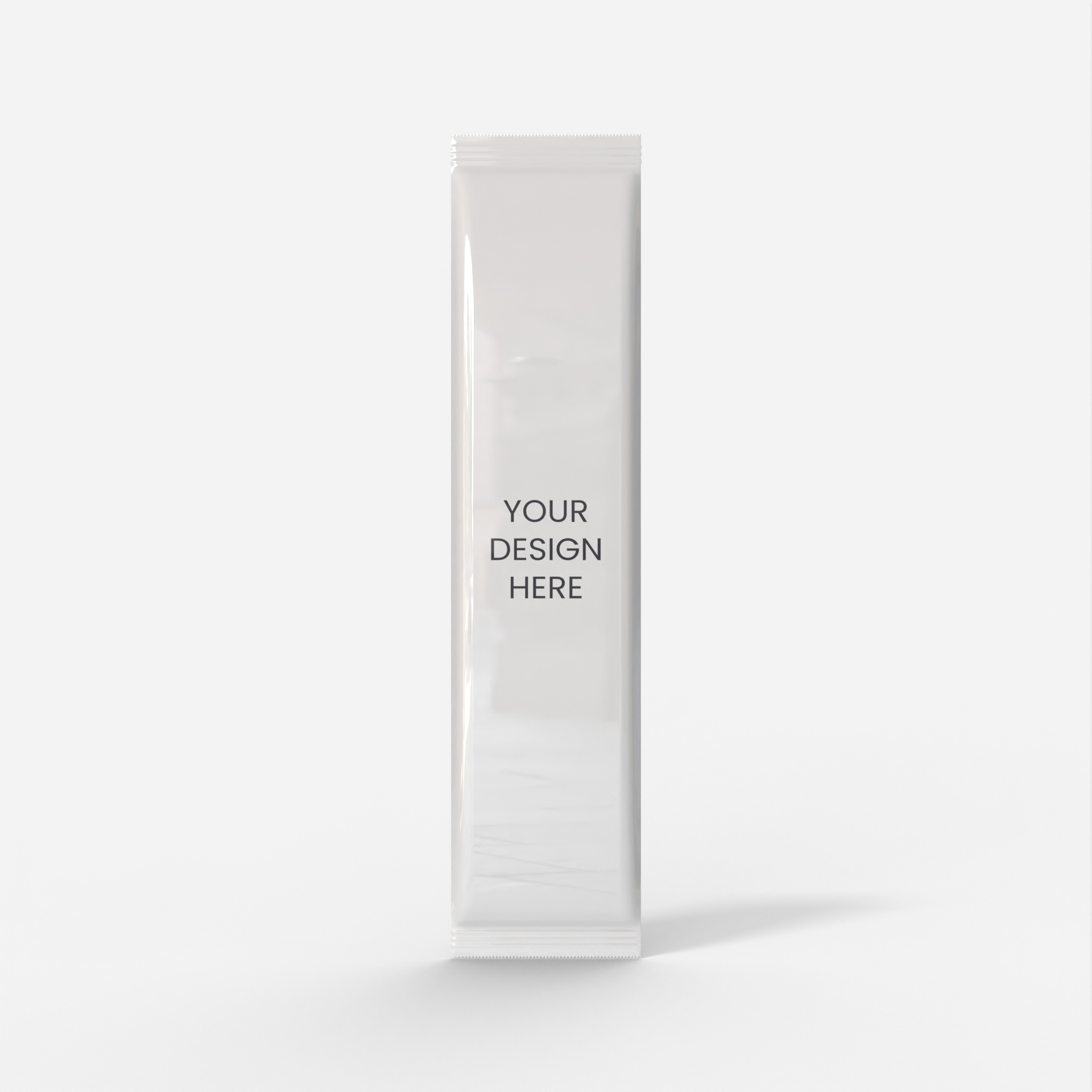 Flexible packaging mylar bag sachet — Glossy plastic