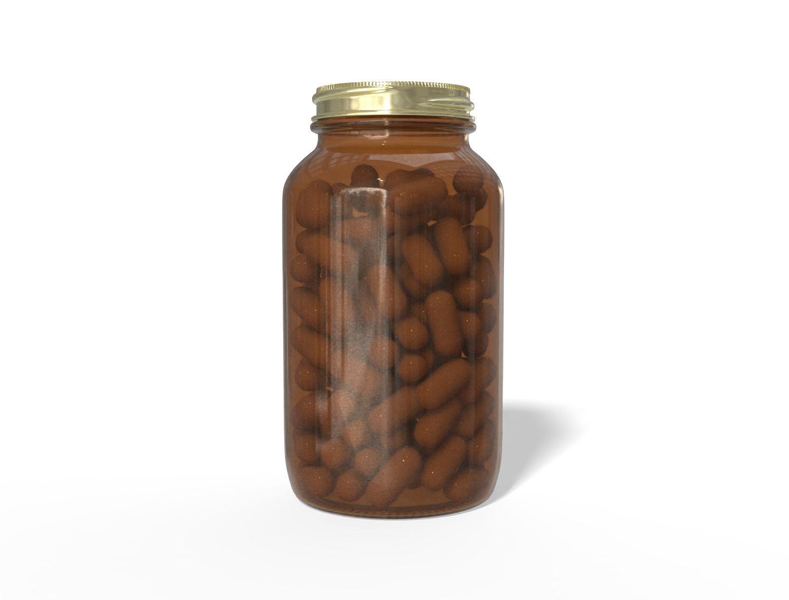 Glass jar — Glossy glass