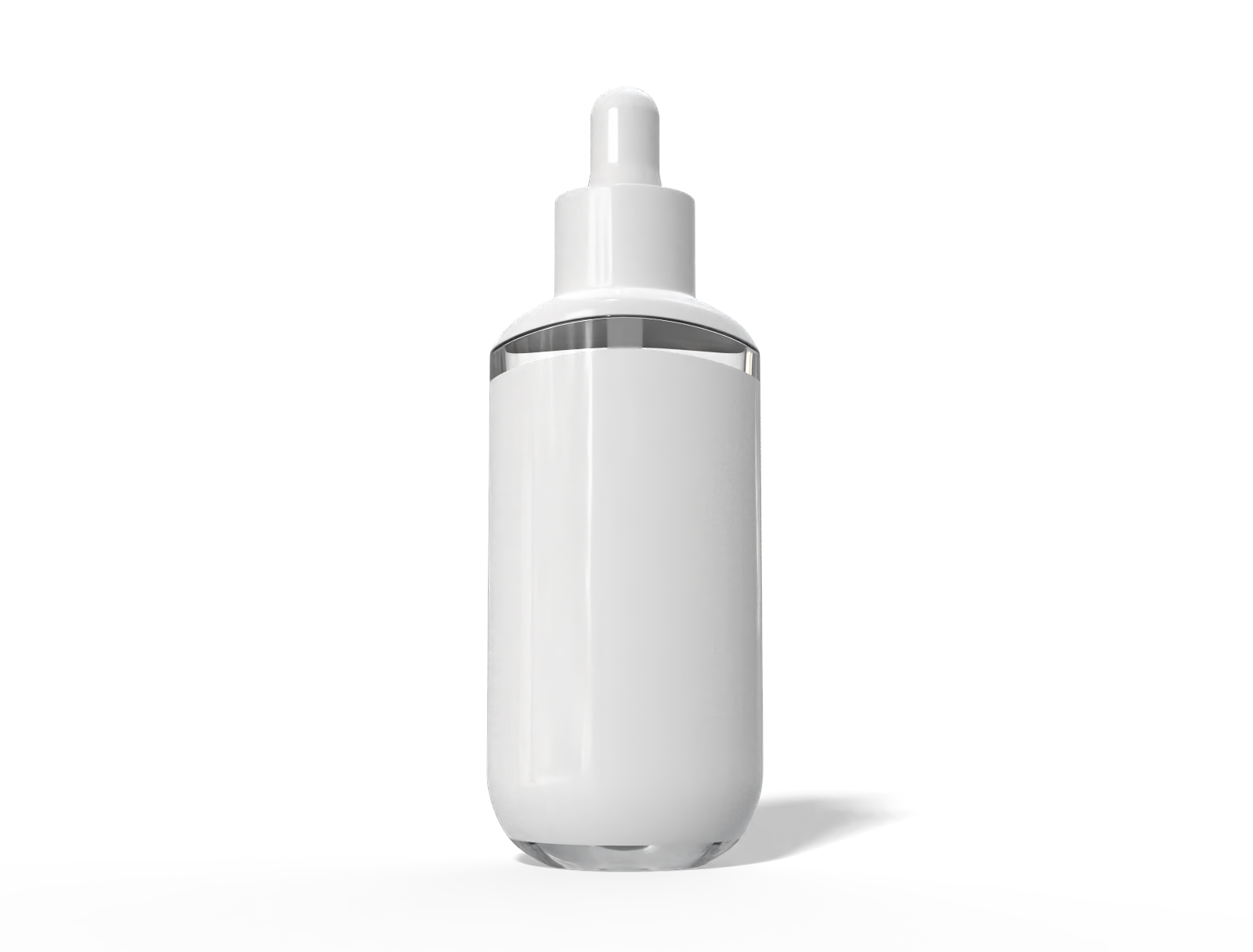 50 ml amber dropper bottle — Glossy glass