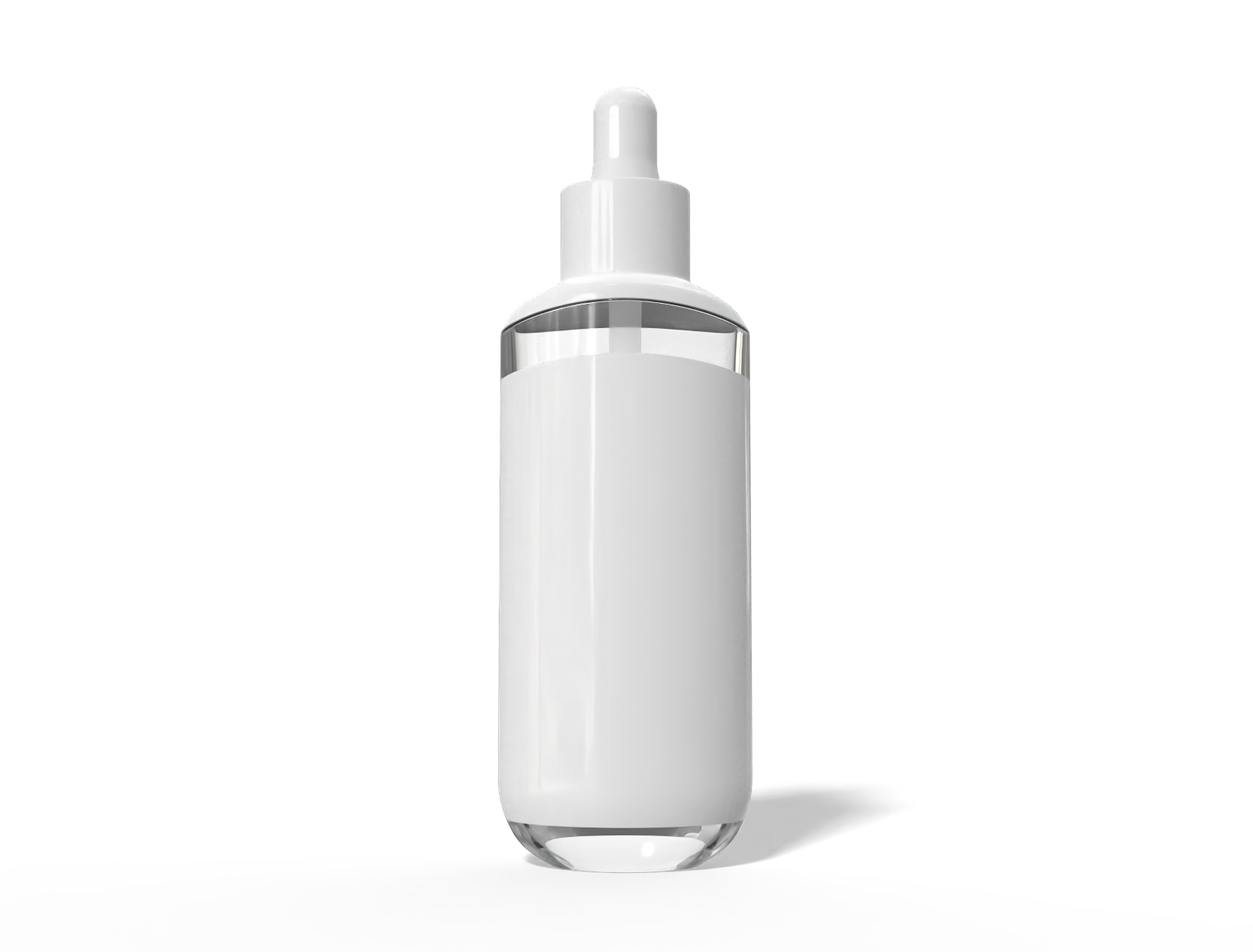 100 ml amber dropper bottle — Glossy glass