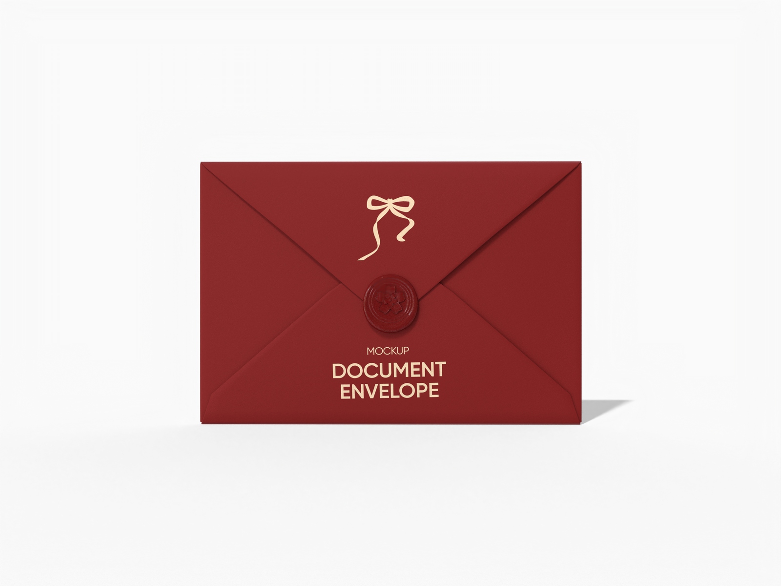 Invitation envelope — White paperboard