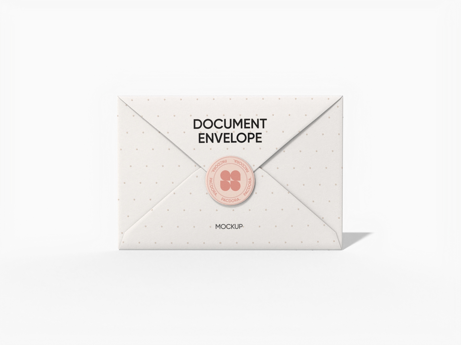 A5 invitation envelope — White paperboard