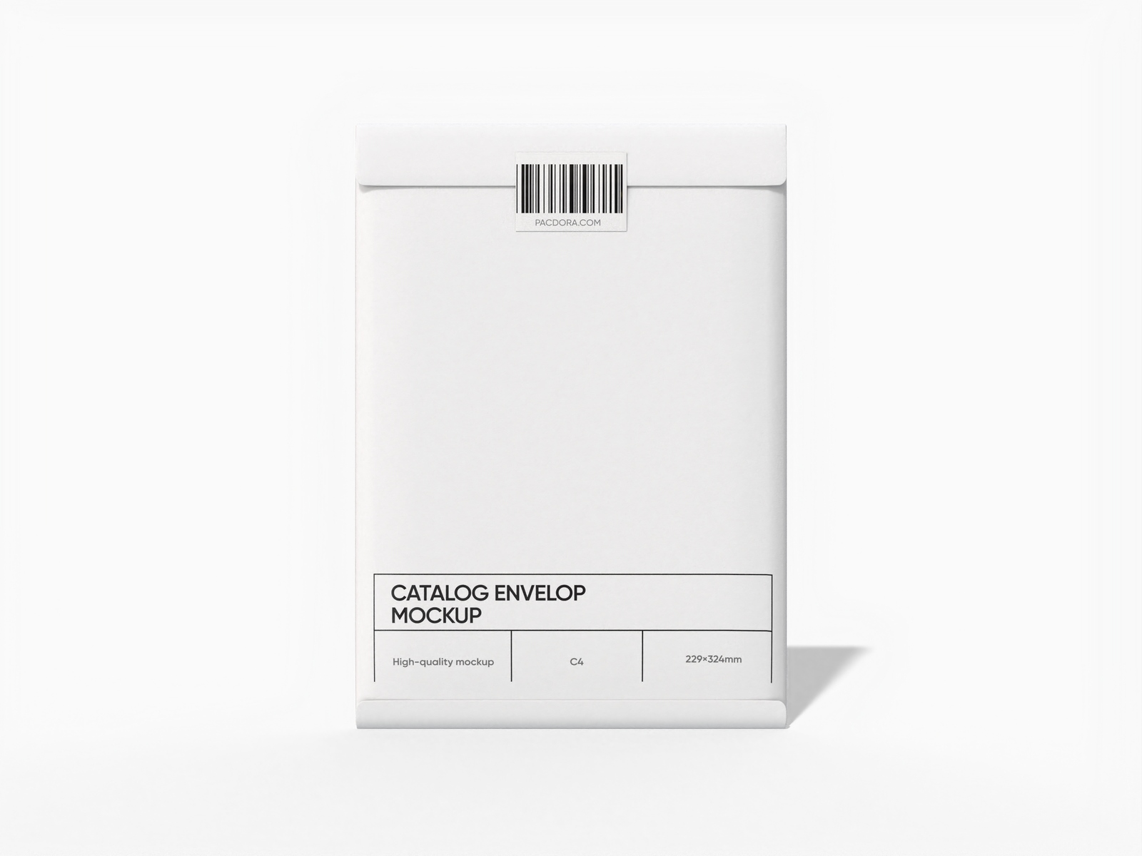 C4 envelope — White paperboard