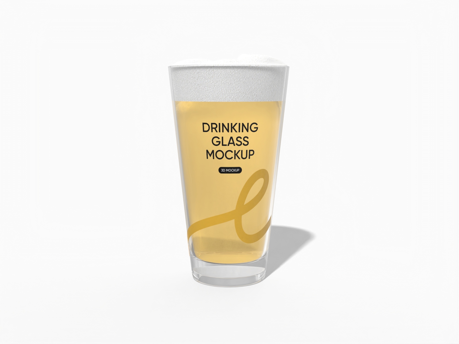 Beer glasses — Glossy glass