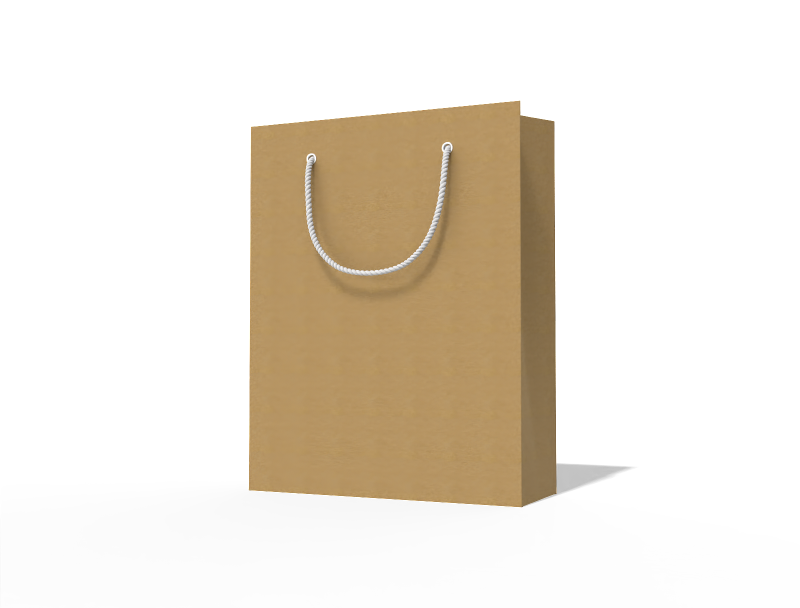 Paper shopping gift bag — Kraft paper