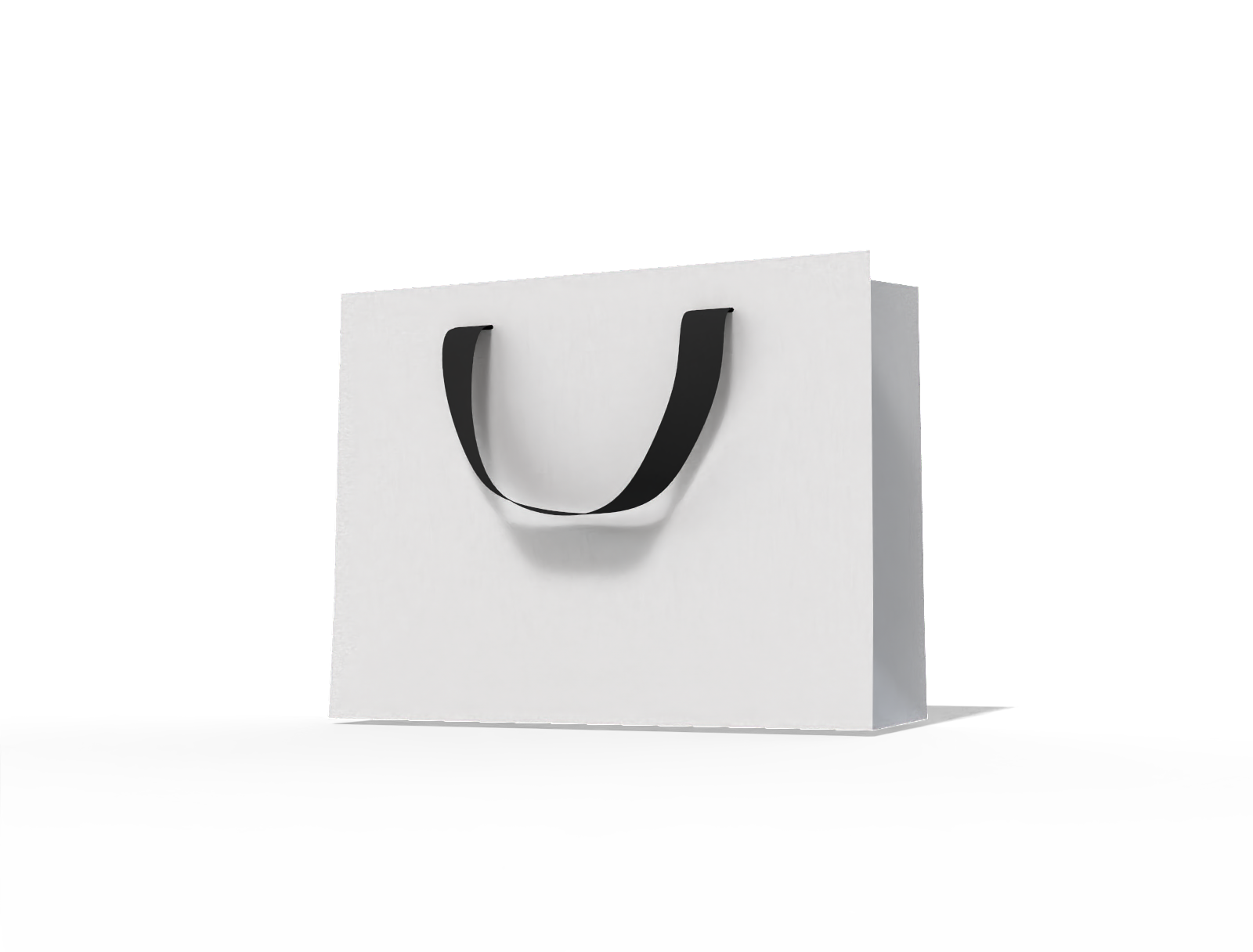 Small shopping bag — White paperboard