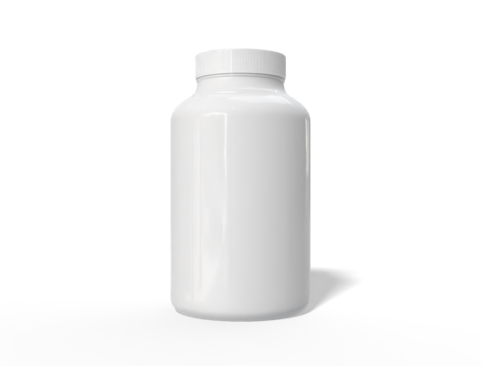 Plastic bottle — Glossy plastic