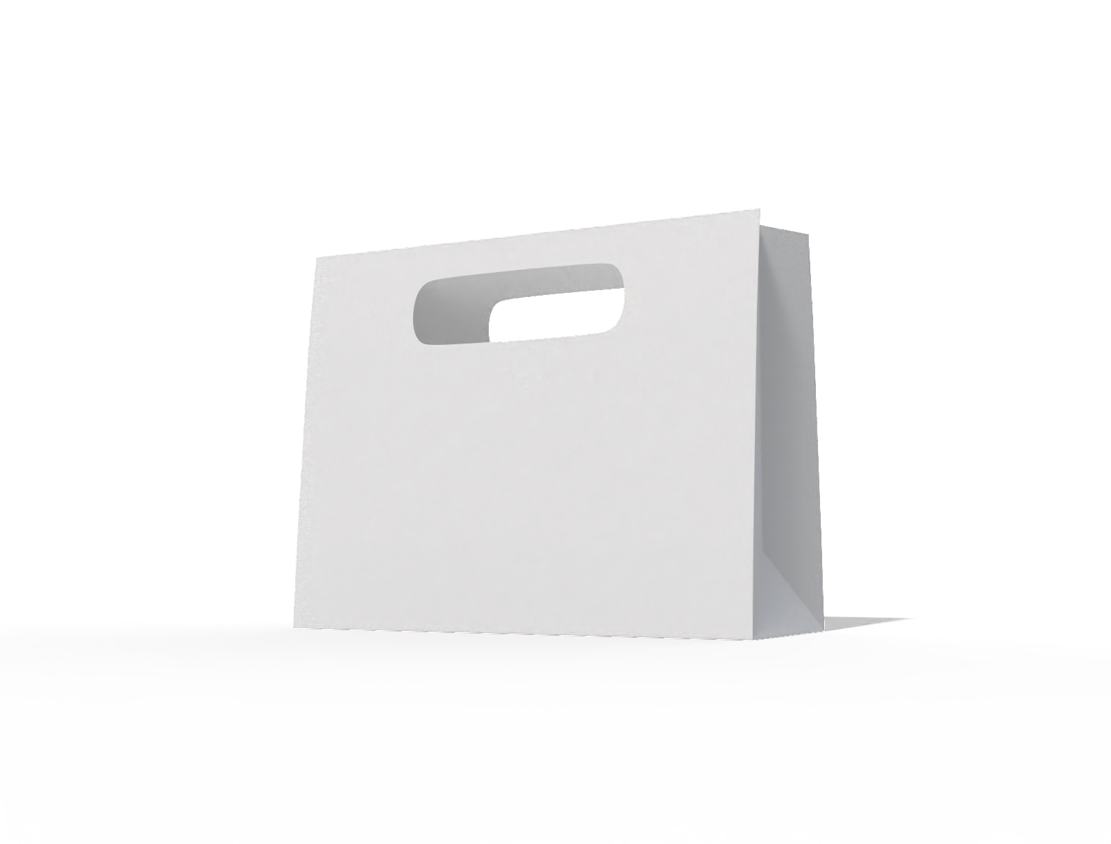Small shopping bag — White paperboard