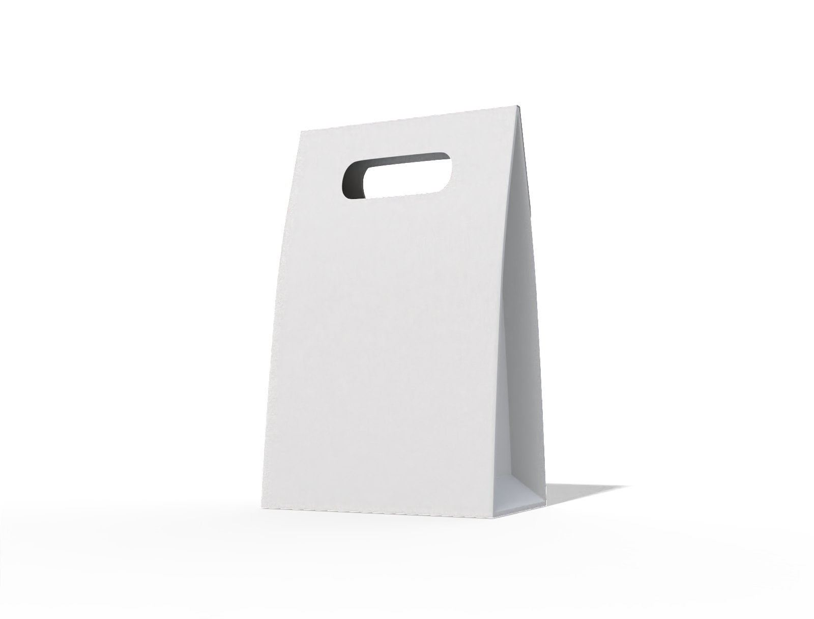 Small shopping bag — White paperboard