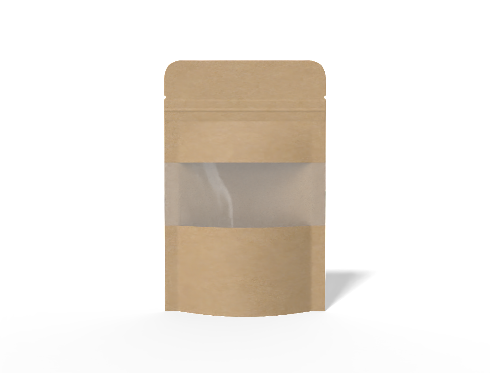 Candy window paper pouch — Kraft paper