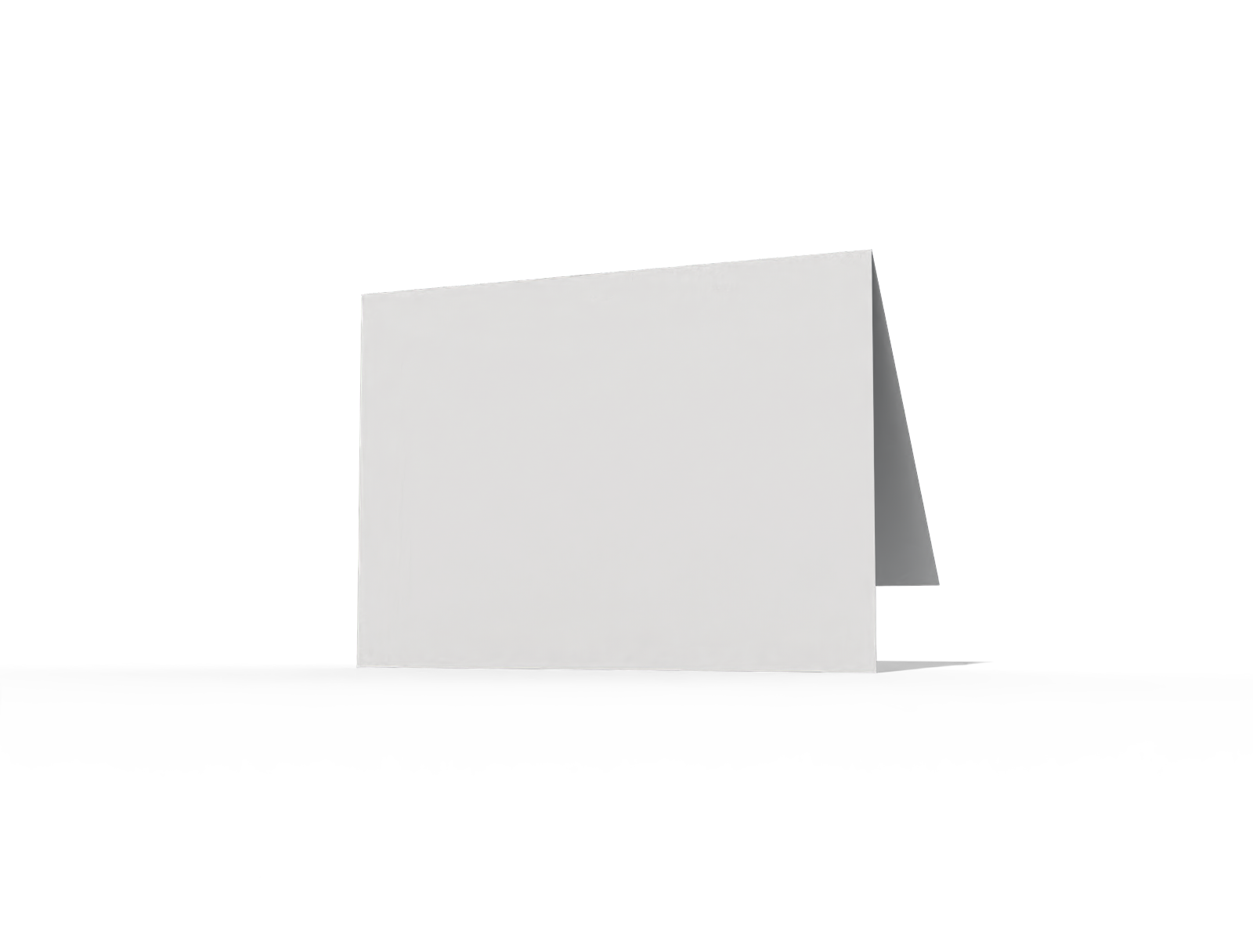 A5 thank you card — 200 gsm white paperboard(0.3mm)
