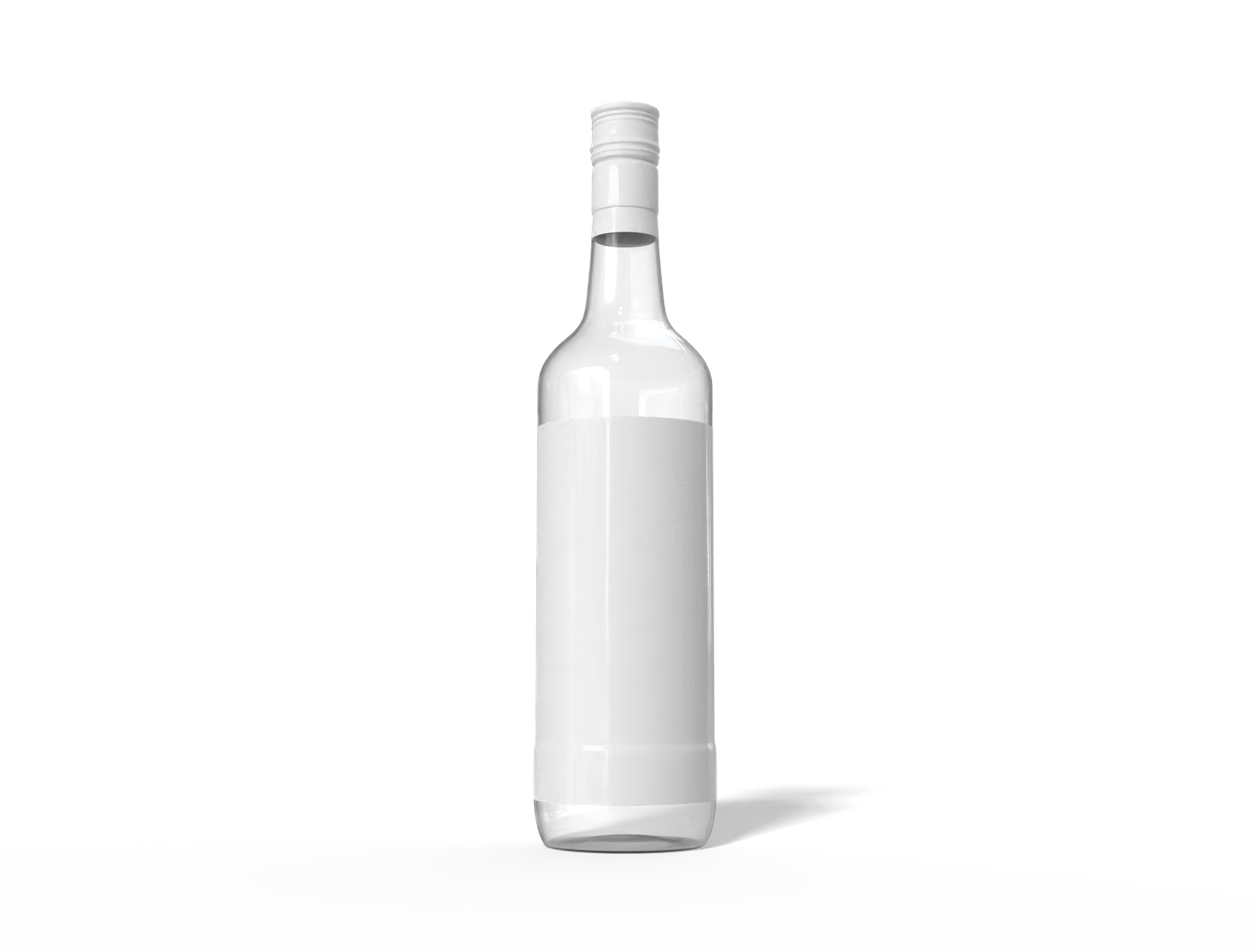 Wine bottle — Glossy glass