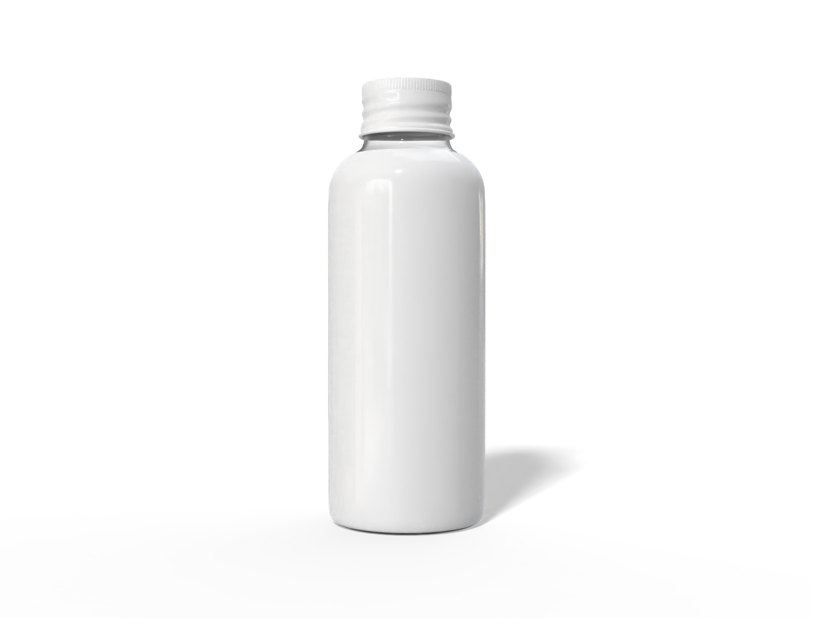 Cosmetic bottle — Glossy glass