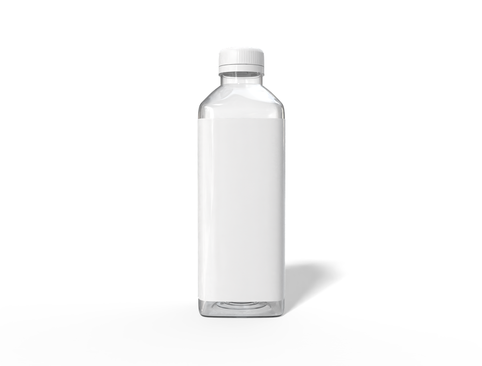 Plastic bottle — Glossy plastic