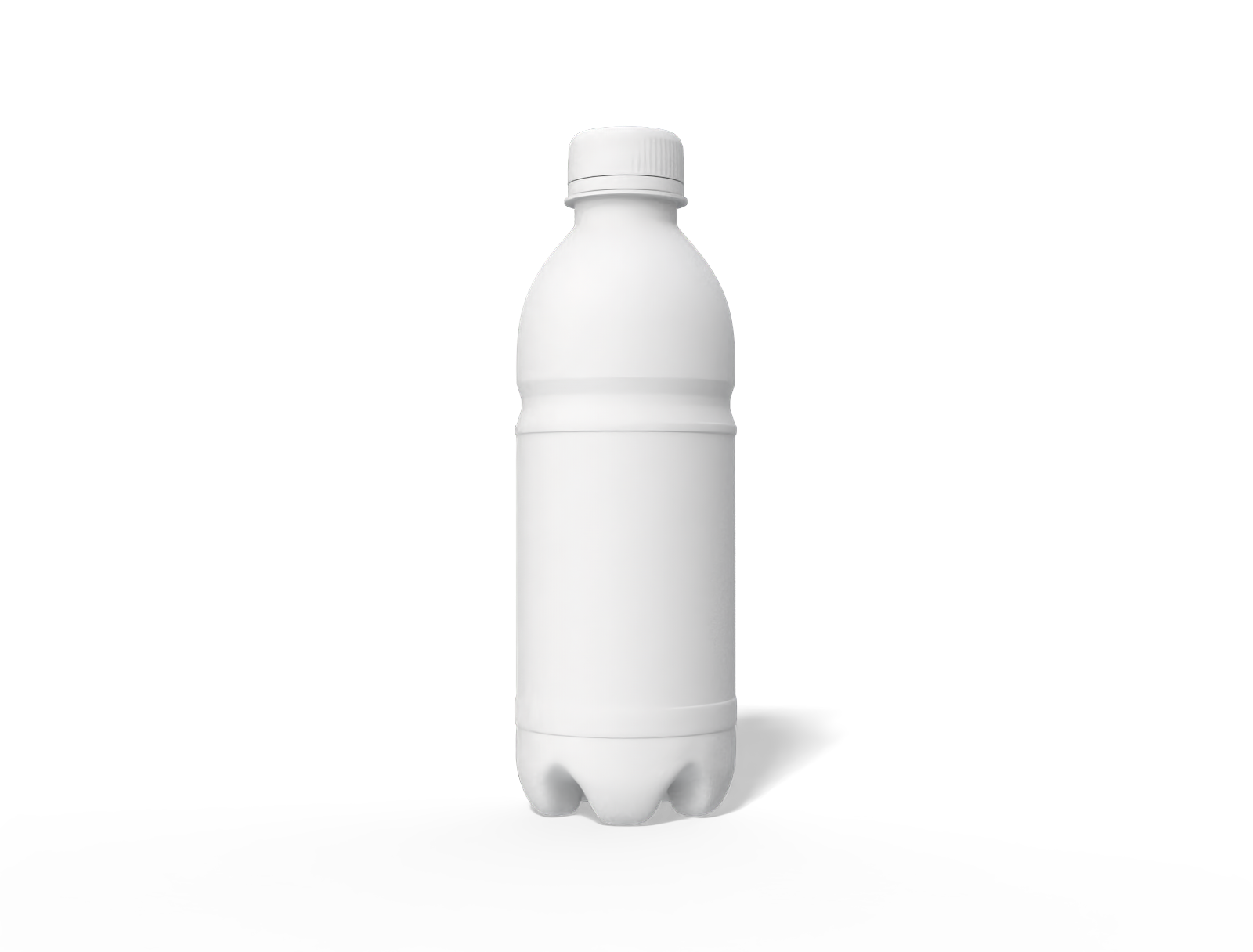 Plastic juice bottle — Clear glossy plastic