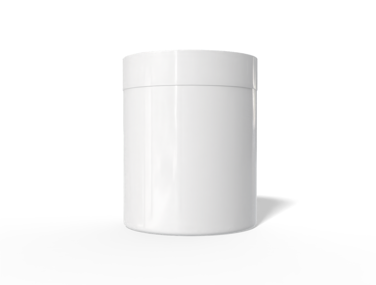 Cosmetic jar — Glossy plastic