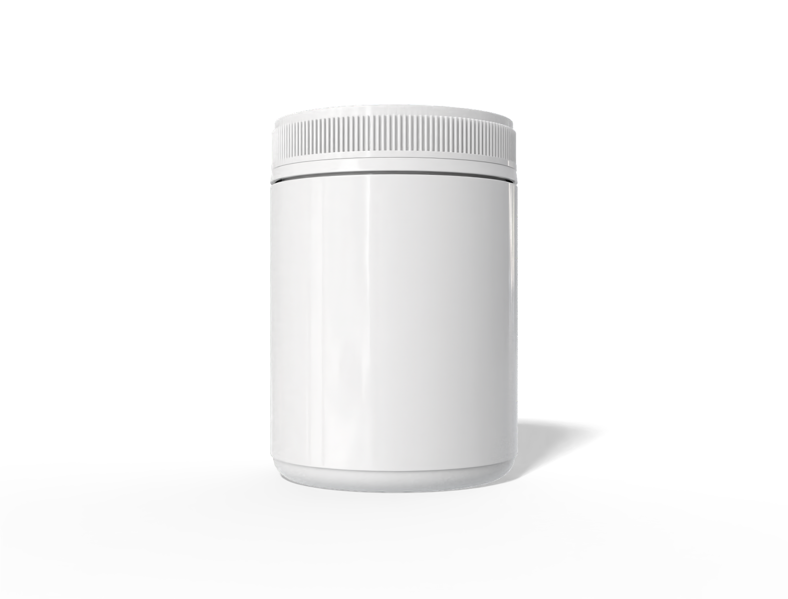 Protein powder plastic bottle — Glossy plastic
