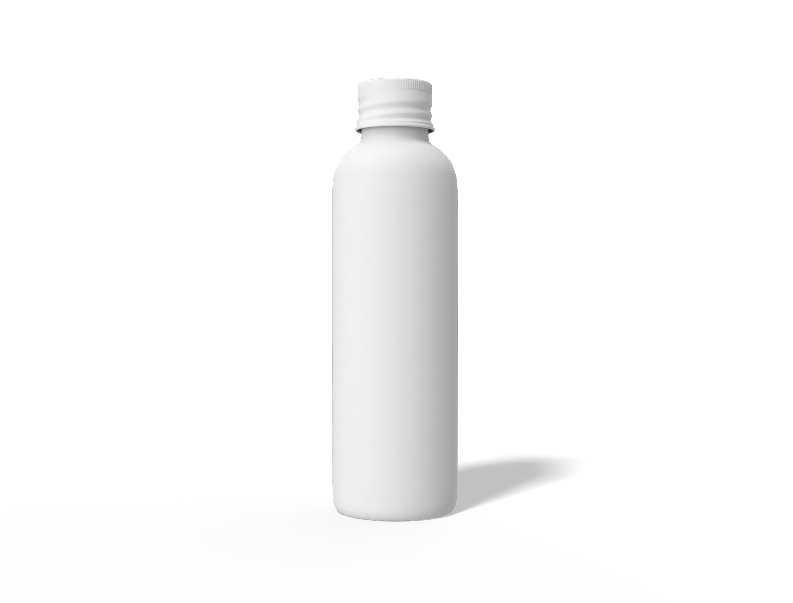 Cosmetic bottle — Clear glossy plastic