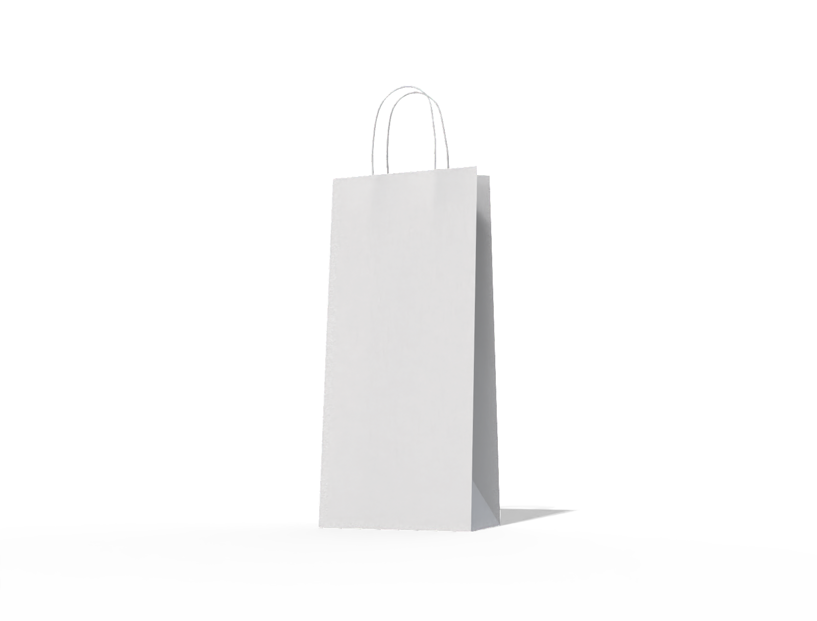 Small shopping bag — White paperboard
