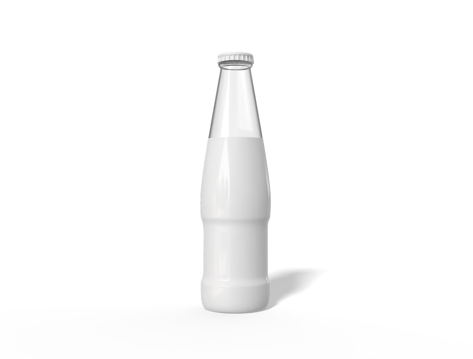 Glass beer bottle — Glossy glass