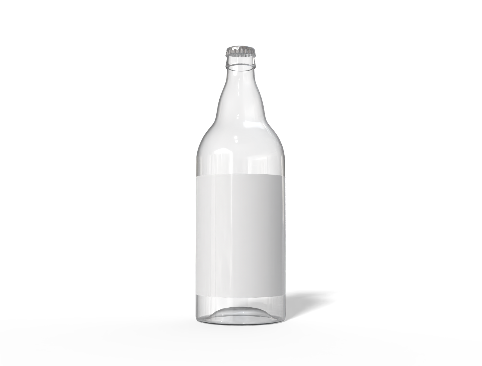 Beer bottle — Glossy glass
