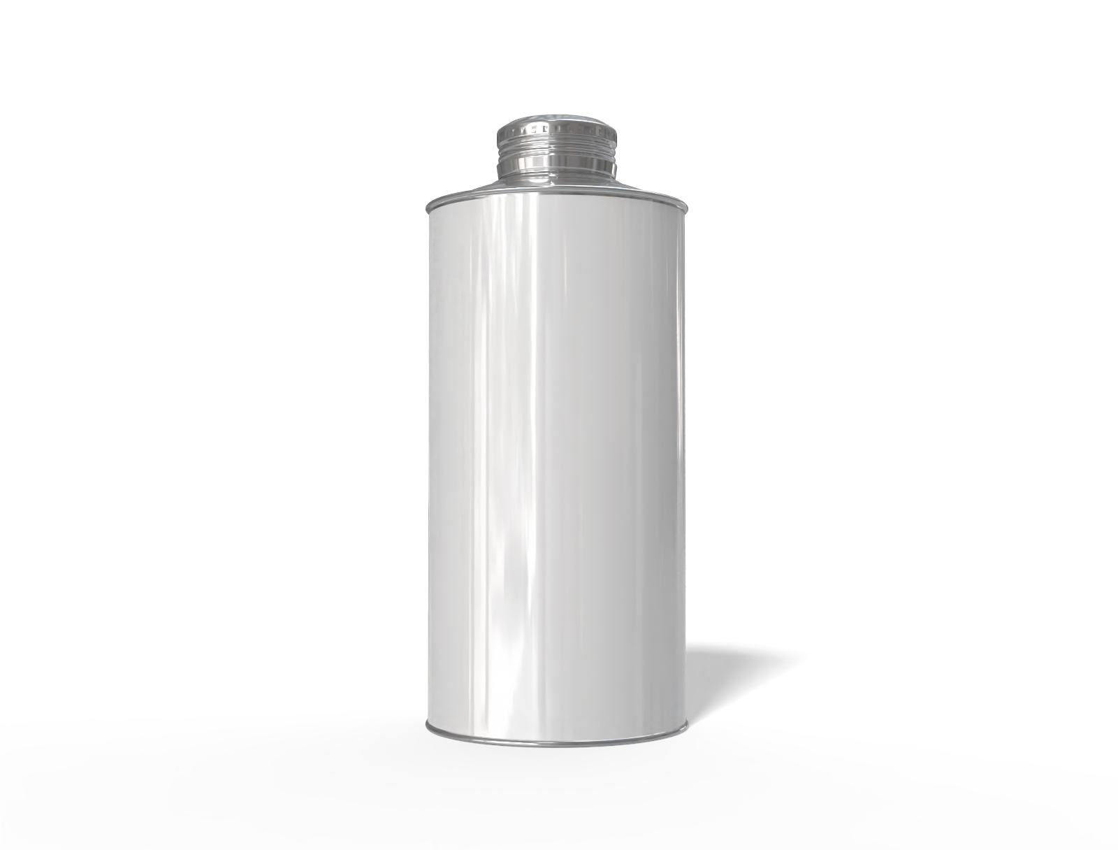 Draft beer metal can — Glossy metal