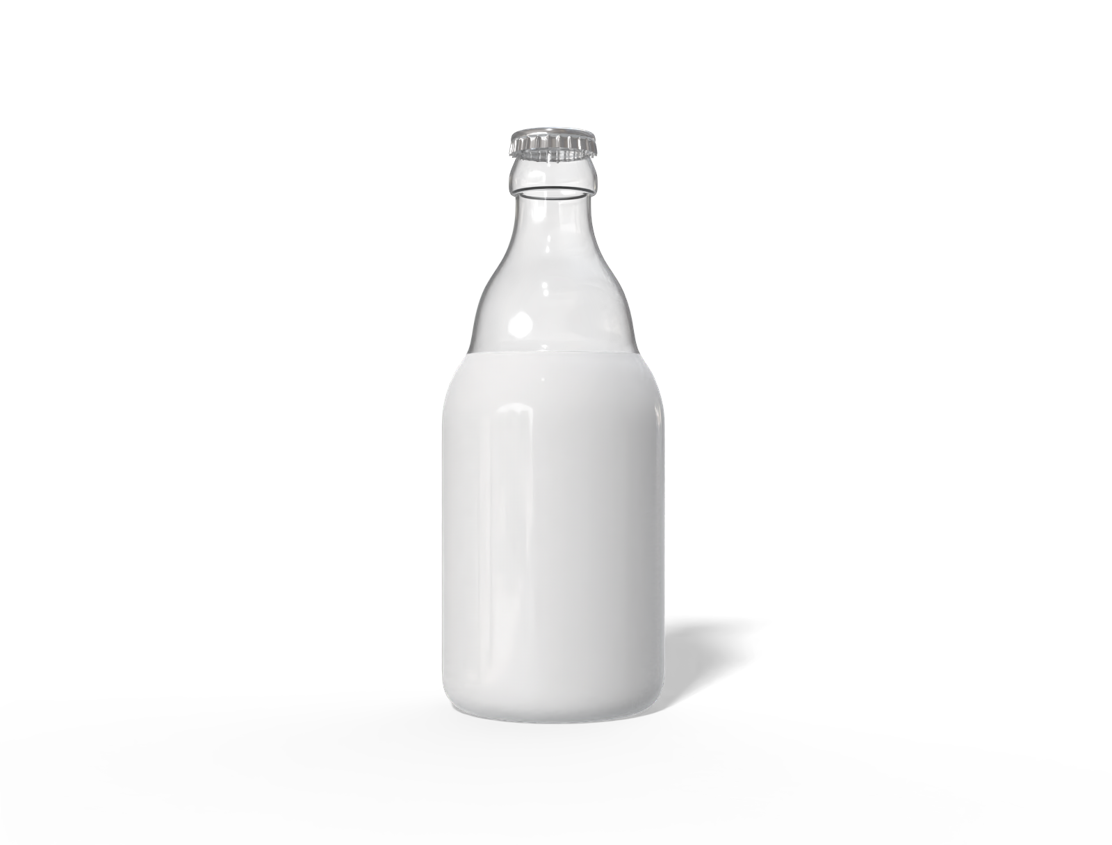 Beer glass bottle — Glossy glass