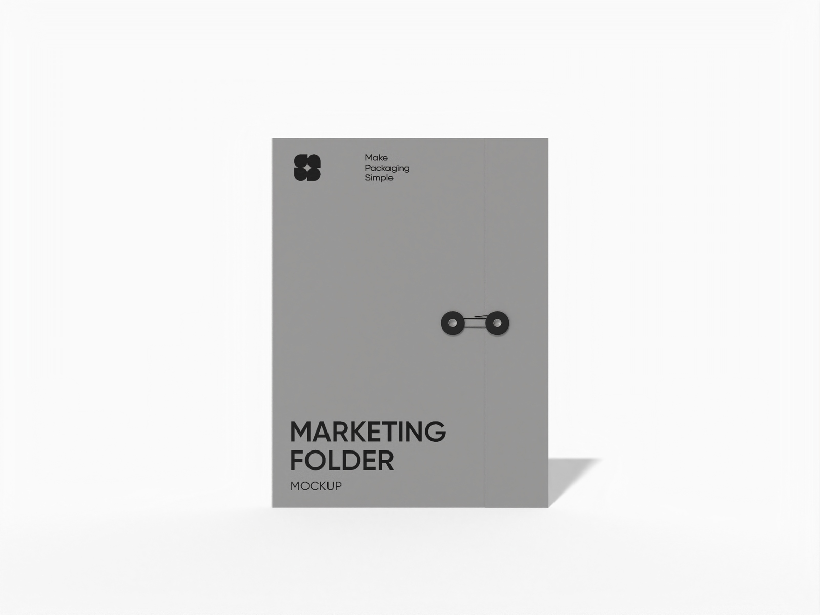 Portfolio folder — White paperboard