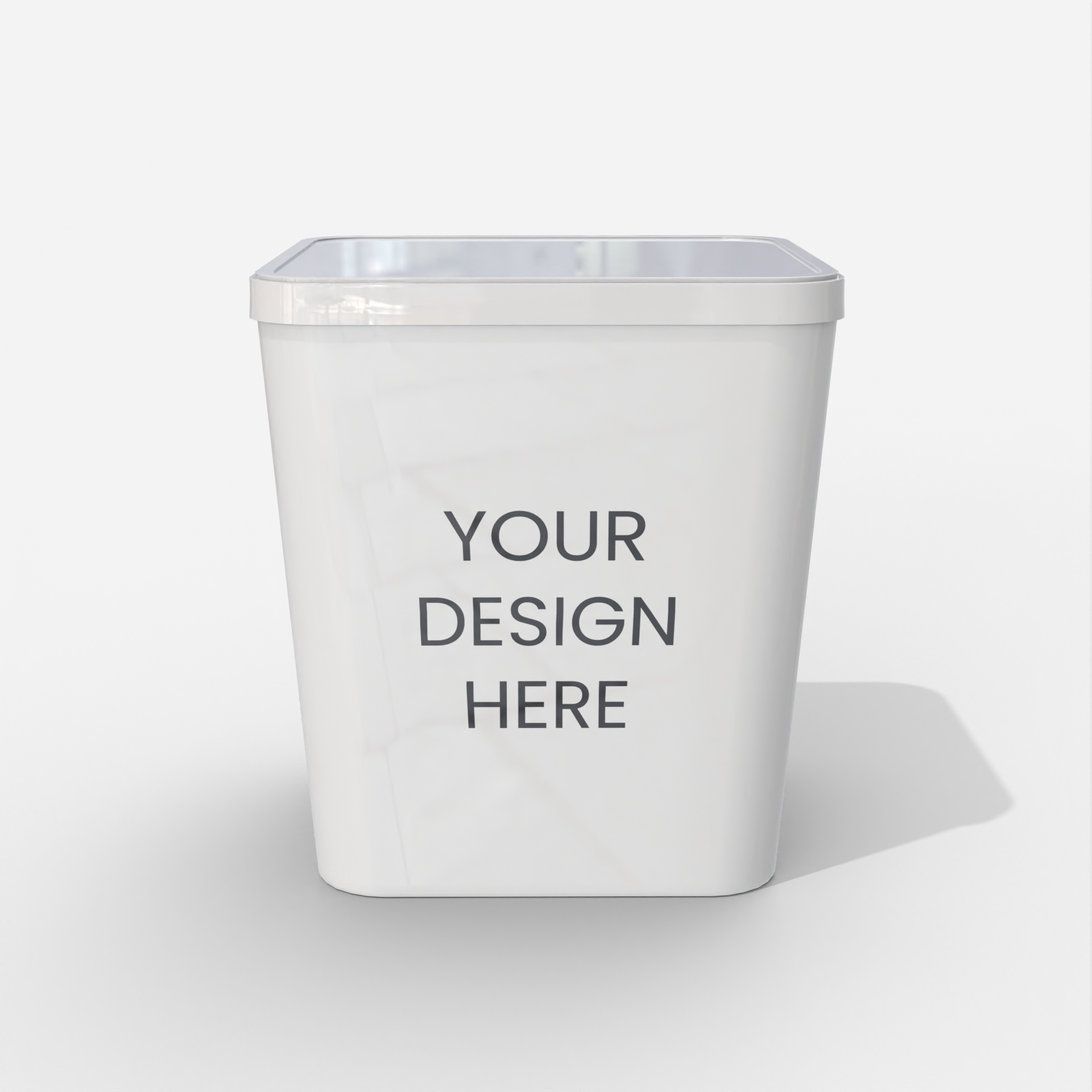 Plastic cup — Glossy plastic