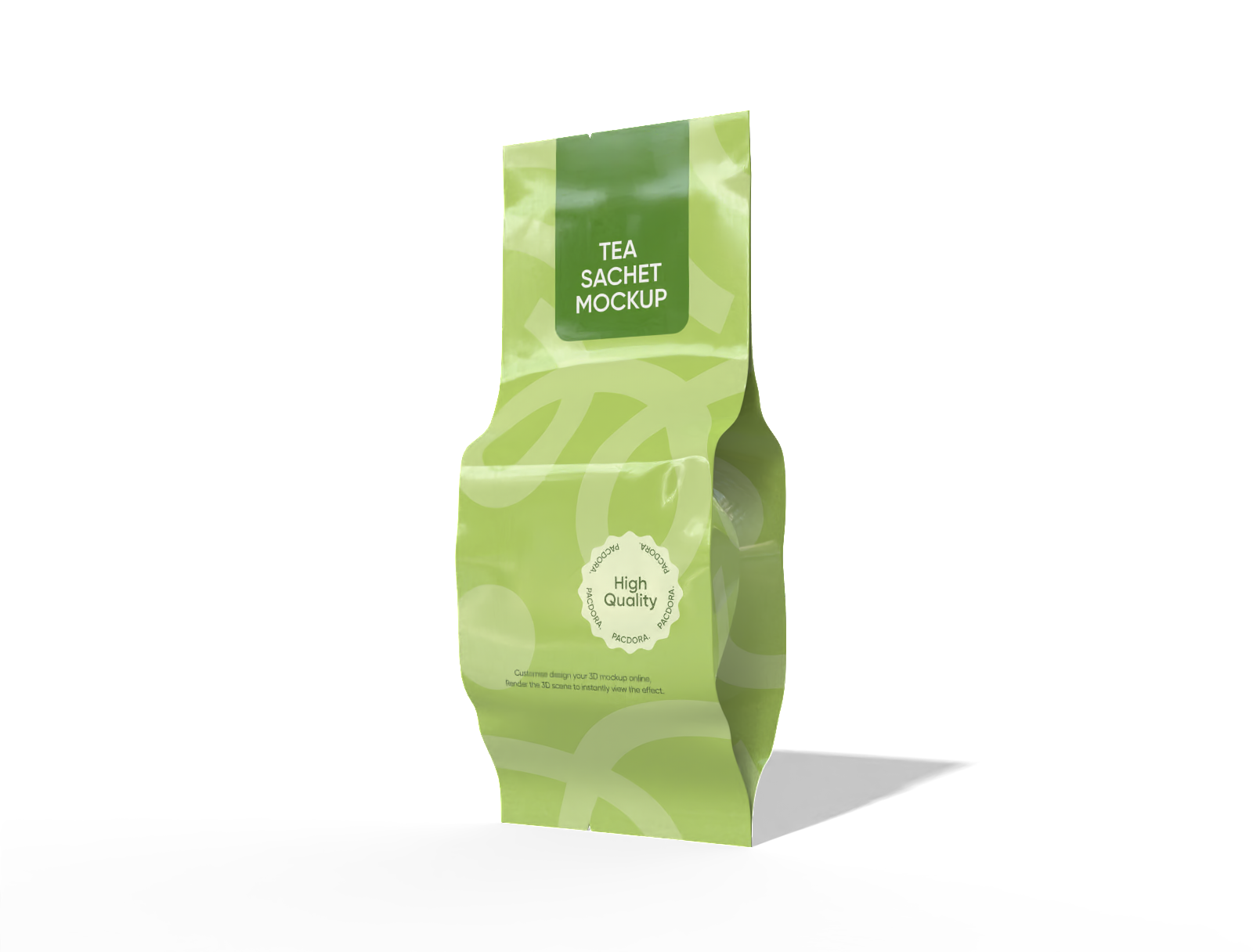 Tea coffee bean sachet — Glossy plastic