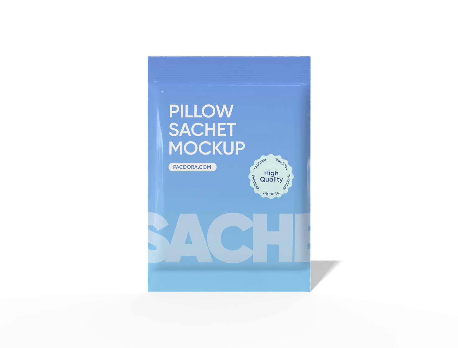 Sachet packaging — Glossy plastic