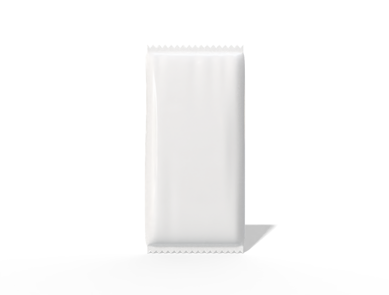Sachet packaging — Glossy plastic