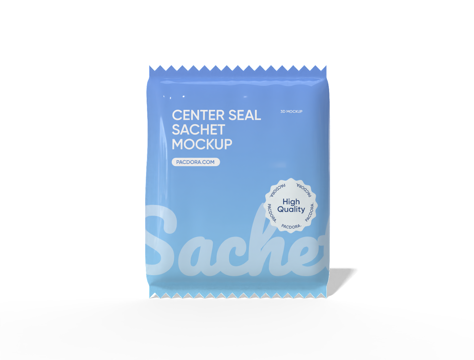 Sachet packaging — Glossy plastic